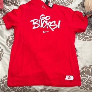 Nike Kids Red 'Go Bucks!' T-Shirt